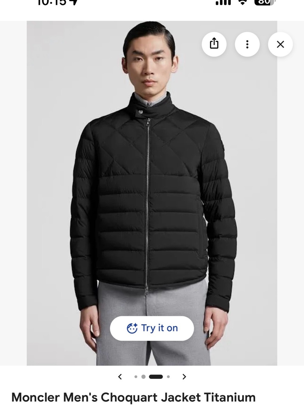 Moncler Men's Quilted Choquart Jacket - Black